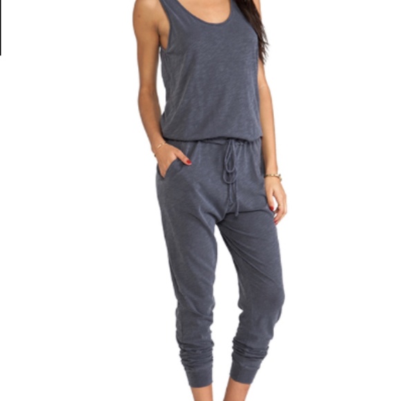 Sundry Pants - Sundry Jumpsuit joggers New Grey